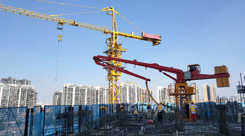 混凝土布料機筑造高樓-科尼樂集團，您正確的選擇